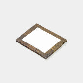 Bare Aged Wood Panel Border Post-it® Notes (Schuin)