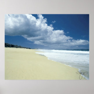 Bare Beach View Poster