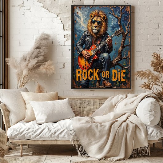 Bare Branch Blues beroemd gemaakt door Lion's Rock Poster