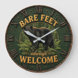 Bare Feet Always Welcome Rustic Bear Cabin Grote Klok