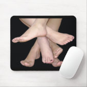 Bare Feet Art Muismat (Met muis)