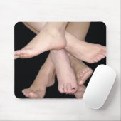 Bare Feet Art Muismat (Met muis)