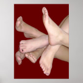 Bare Feet Art Poster (Voorkant)