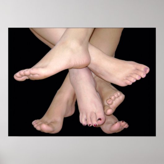 Bare Feet Art Poster (Voorkant)