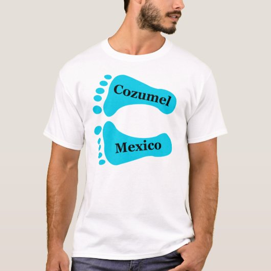 Bare Feet Cozumel Mexico T-shirt (Voorkant)