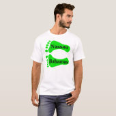 Bare Feet Nassau Bahamas T-shirt (Voorkant volledig)