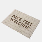 Bare Feet Welkom op Zand Deurmat (Schuin)