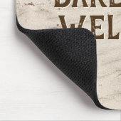 Bare Feet Welkom op Zand Muismat (Hoek)