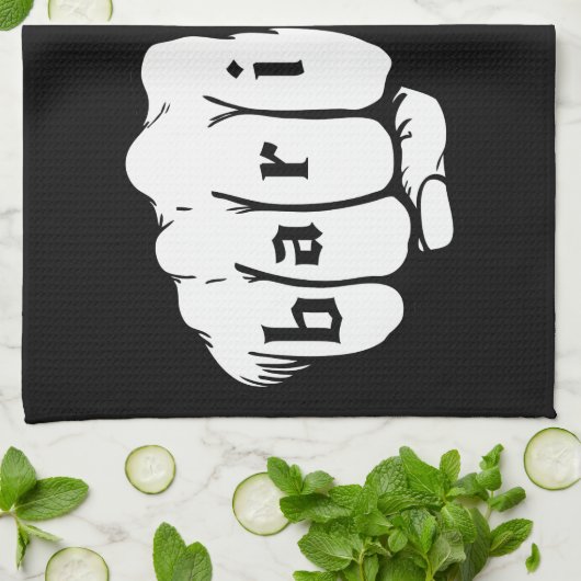 Bare Knuckle Barista Theedoek (Gevouwen)