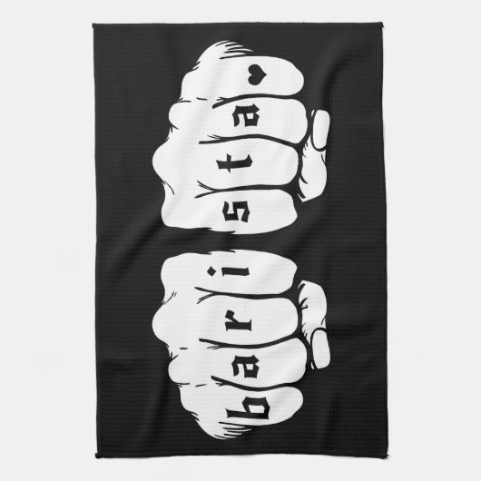 Bare Knuckle Barista Theedoek (Verticaal)