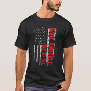 Bare Knuckle Boksen Amerikaanse vlag 4th of July F T-shirt