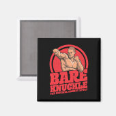 Bare-knuckle boksen - de originele vechtsport magneet (Voorkant / Achterkant)