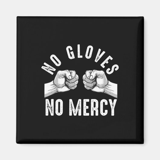 Bare Knuckle Boksen Mannen Fist Fighting Knuckle F Magneet (Voorkant)