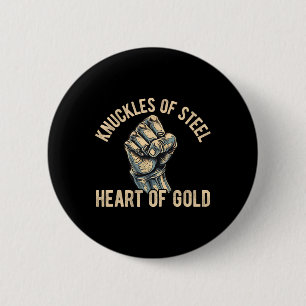 Bare Knuckle Boksen Mannen Fist Fighting Knuckle F Ronde Button 5,7 Cm