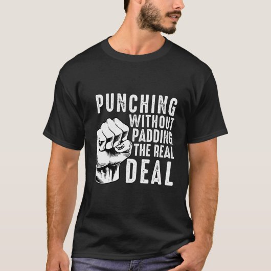 Bare Knuckle Boksen Mannen Fist Fighting Knuckle F T-shirt (Voorkant)