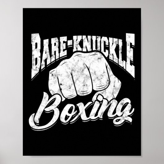 Bare-knuckle Boxing - Bare-knuckle Sport en Fitnes Poster (Voorkant)
