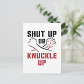 Bare Knuckle Boxing Briefkaart (Staand voorkant)