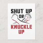 Bare Knuckle Boxing Briefkaart (Voorkant)