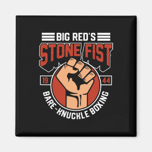Bare-knuckle Boxing Club Fighter Training Gym Ston Magneet