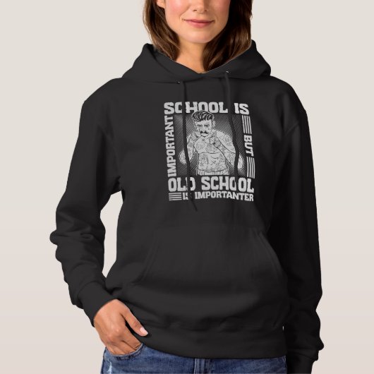Bare Knuckle Boxing Outfit Old School Boxer MMA Fi Hoodie (Voorkant)