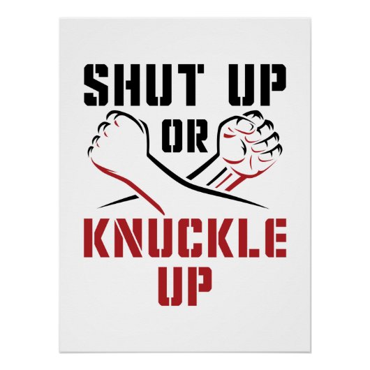 Bare Knuckle Boxing Perfect Poster (Voorkant)
