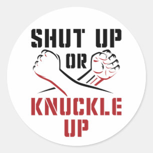 Bare Knuckle Boxing Ronde Sticker