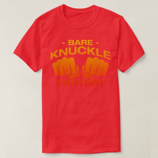 Bare Knuckle Fighter Combat Sports T-shirt (Design voorkant)