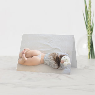 BARE MAAR G-STRING BEACH GIRL FUNNY BIRTHDAY KAART