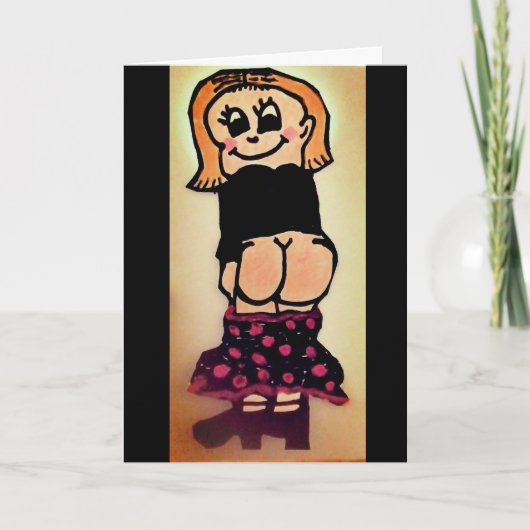 BARE MATT FUNNY HALARIOUS BIRTHDAAGKAART KAART (Voorkant)