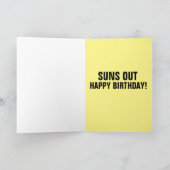 BARE MATT GUY BIRTHDAY KAART (Binnen)