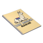 Bare Minimum Achiever Funny Llama Lazy Humor  Notitieboek (Rechterzijde)