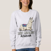 Bare Minimum Achiever Funny Llama Lazy Humor  Trui (Voorkant)