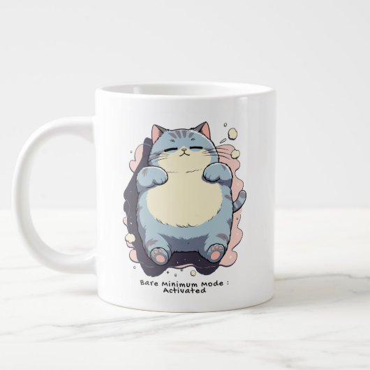Bare Minimum Mode Activated – Relatable Mood Grote Koffiekop (Links)
