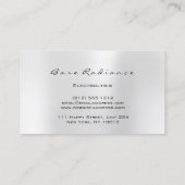 Bare Radiance Electrolysis Waxing Beauty Roos Visitekaartje (Achterkant)