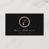 Bare Radiance Electrolysis Waxing Beauty Roos Visitekaartje (Voorkant)