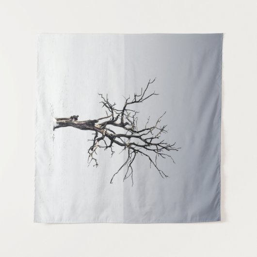 BARE TREE IN THE MIDDLE OF SNOW WANDKLEED (Voorkant (horizontaal))