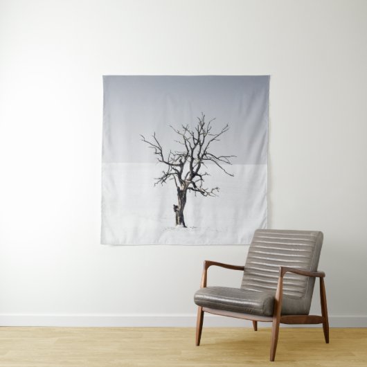 BARE TREE IN THE MIDDLE OF SNOW WANDKLEED (In situ)