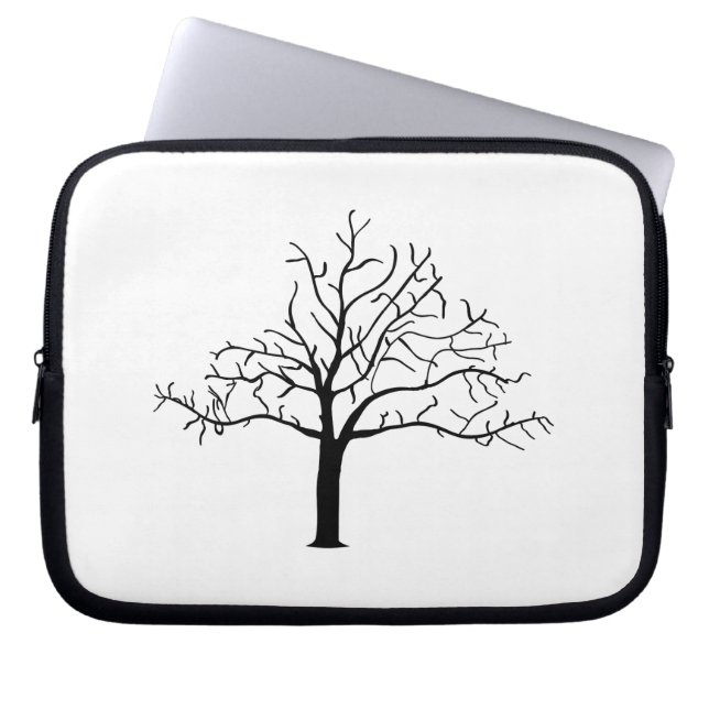 Bare Tree-ontwerp Laptop Sleeve (Voorkant)
