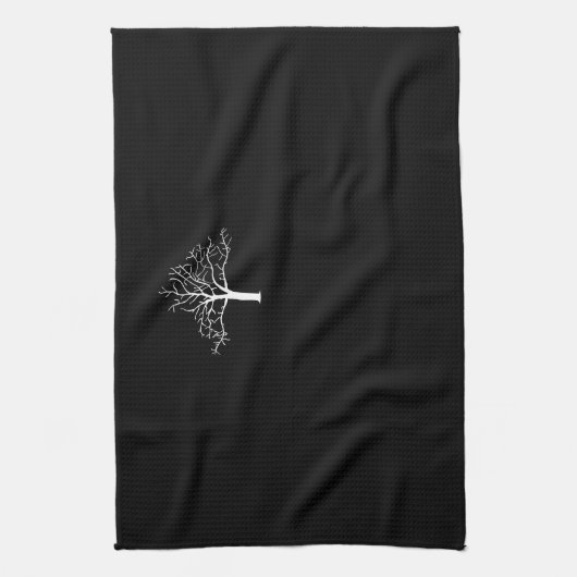 Bare Tree-ontwerp Theedoek (Verticaal)