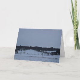 Bare Trees in the Snow Feestdagen Kaart