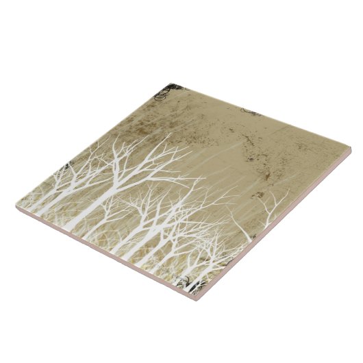 Bare Winter Trees Tegeltje (Zijkant)