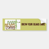 barebeansfinalgreenlogo1107A, Brew je Bare Bumpersticker (Voorkant)
