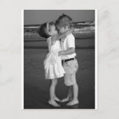 Barefoot 1st Kiss Briefkaart (Voorkant)