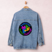 Barefoot Autism Challenge denim jacket (Hangar)