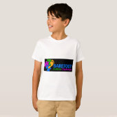Barefoot Autism Challenge kids shirt (Voorkant volledig)