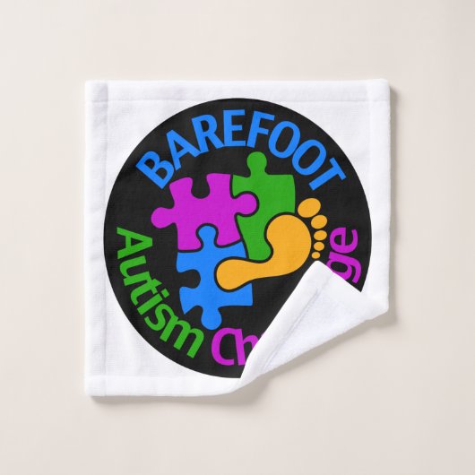 Barefoot Autism Challenge Trucker Hoed Washandje (Wasdoekje)