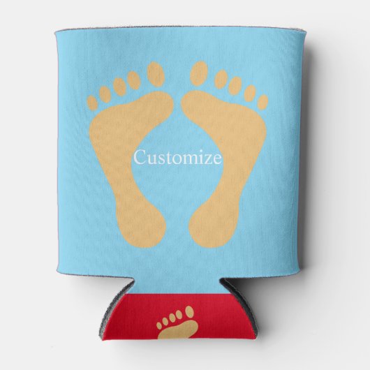 Barefoot Beach Bum Thunder_Cove Blikjeskoeler (Voorkant)