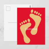 Barefoot Beach Bum Thunder_Cove Briefkaart (Voorkant / Achterkant)