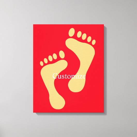 Barefoot Beach Bum Thunder_Cove Canvas Afdruk (Voorkant)