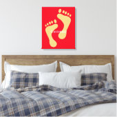 Barefoot Beach Bum Thunder_Cove Canvas Afdruk (Insitu (Slaapkamer))